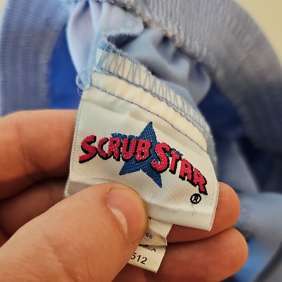 Scrub Star Medium Men's Scrub Pants in Light Blue - Picture 9 of 11